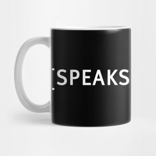 Speaks Filipino Funny Meme Costume Closed Captions and Subs Mug